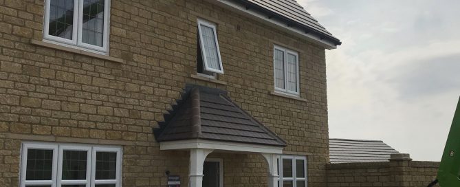 Mastic dormer window